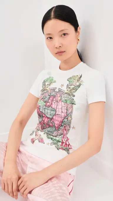 Off-White Dream World Slim Tee White/Black M | Thumbnail 2 Off-White Dream World Slim Tee White/Black M | Thumbnail 2