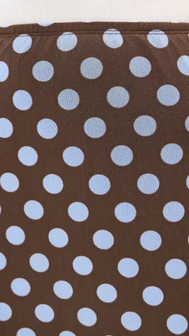 LE BOP Emma Midi Skirt Brown/Blue Polka Dot | Thumbnail 6 LE BOP Emma Midi Skirt Brown/Blue Polka Dot | Thumbnail 6