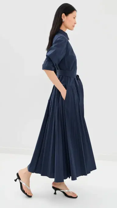 Simkhai Arlo Belted Maxi Dress Midnight S | Thumbnail 4 Simkhai Arlo Belted Maxi Dress Midnight S | Thumbnail 4