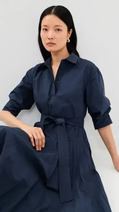 Simkhai Arlo Belted Maxi Dress Midnight S | Thumbnail 6 Simkhai Arlo Belted Maxi Dress Midnight S | Thumbnail 6