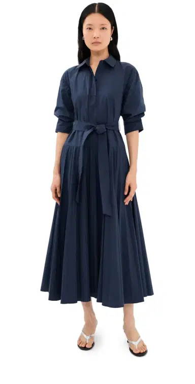 Simkhai Arlo Belted Maxi Dress Midnight S | Thumbnail 1 Simkhai Arlo Belted Maxi Dress Midnight S | Thumbnail 1