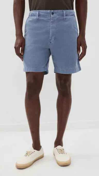 Save Khaki Cotton Relaxed Shorts 7 Union Blue | Thumbnail 2 Save Khaki Cotton Relaxed Shorts 7 Union Blue | Thumbnail 2