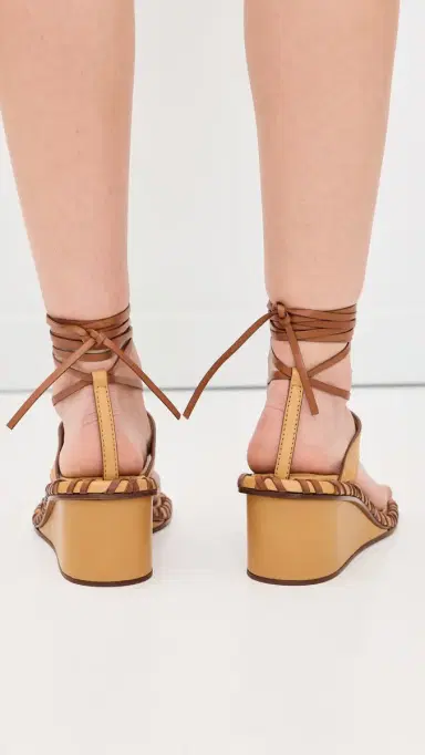 Zimmermann Alchemy Wedge Sandals Ochre | Thumbnail 5 Zimmermann Alchemy Wedge Sandals Ochre | Thumbnail 5
