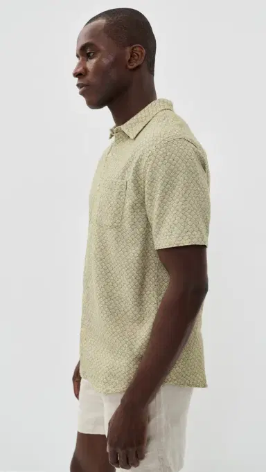Marine Layer Classic tretch elvage Shirt age hell Print | Thumbnail 4 Marine Layer Classic tretch elvage Shirt age hell Print | Thumbnail 4