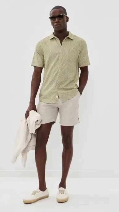 Marine Layer Classic tretch elvage Shirt age hell Print | Thumbnail 5 Marine Layer Classic tretch elvage Shirt age hell Print | Thumbnail 5