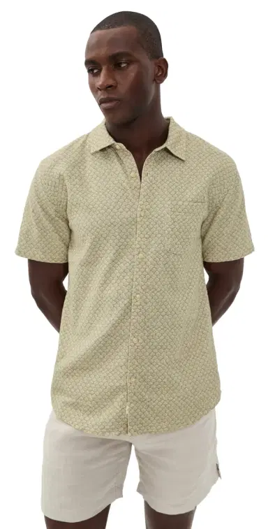 Marine Layer Classic tretch elvage Shirt age hell Print | Thumbnail 1 Marine Layer Classic tretch elvage Shirt age hell Print | Thumbnail 1