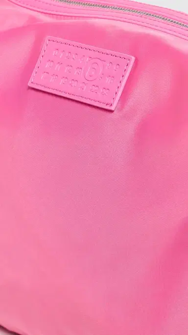 MM6 MAISON MARGIELA Numeric Nylon Crossbody Bag Carmine Rose One Size | Thumbnail 5 MM6 MAISON MARGIELA Numeric Nylon Crossbody Bag Carmine Rose One Size | Thumbnail 5