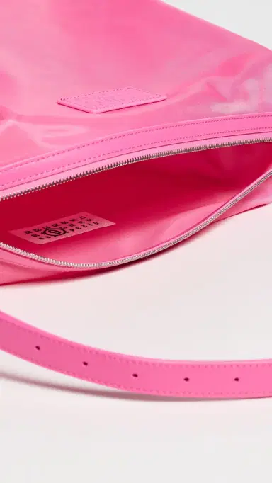 MM6 MAISON MARGIELA Numeric Nylon Crossbody Bag Carmine Rose One Size | Thumbnail 6 MM6 MAISON MARGIELA Numeric Nylon Crossbody Bag Carmine Rose One Size | Thumbnail 6