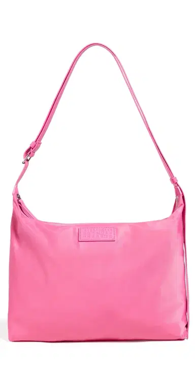MM6 MAISON MARGIELA Numeric Nylon Crossbody Bag Carmine Rose One Size | Thumbnail 1 MM6 MAISON MARGIELA Numeric Nylon Crossbody Bag Carmine Rose One Size | Thumbnail 1