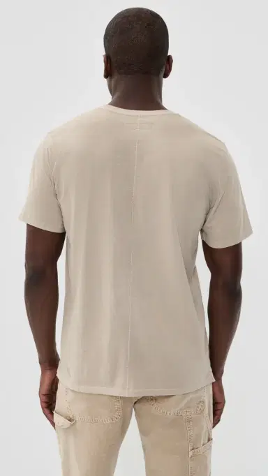 rag & bone Garment Dye Classic Pocket Tee Taupe | Thumbnail 3 rag & bone Garment Dye Classic Pocket Tee Taupe | Thumbnail 3