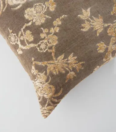 The House of Lyria Scabiosa floral velvet jacquard cushion | Thumbnail 2 The House of Lyria Scabiosa floral velvet jacquard cushion | Thumbnail 2