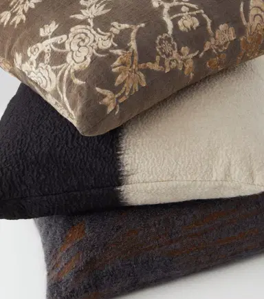 The House of Lyria Scabiosa floral velvet jacquard cushion | Thumbnail 5 The House of Lyria Scabiosa floral velvet jacquard cushion | Thumbnail 5