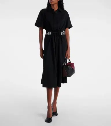 Loewe Belted midi dress | Thumbnail 5 Loewe Belted midi dress | Thumbnail 5
