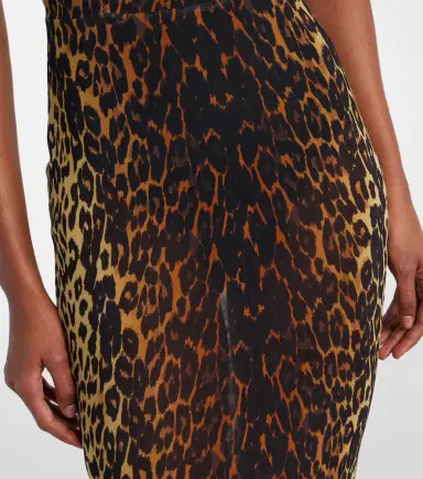 Alex Perry Leopard-print mesh gown | Thumbnail 2 Alex Perry Leopard-print mesh gown | Thumbnail 2