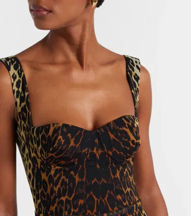 Alex Perry Leopard-print mesh gown | Thumbnail 4 Alex Perry Leopard-print mesh gown | Thumbnail 4