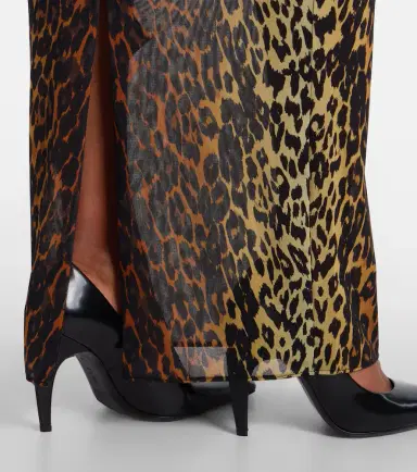 Alex Perry Leopard-print mesh gown | Thumbnail 6 Alex Perry Leopard-print mesh gown | Thumbnail 6