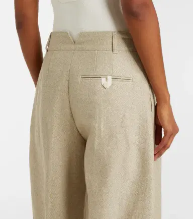 Jacquemus Ovalo cotton and linen barrel-leg pants | Thumbnail 4 Jacquemus Ovalo cotton and linen barrel-leg pants | Thumbnail 4