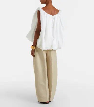Jacquemus Ovalo cotton and linen barrel-leg pants | Thumbnail 6 Jacquemus Ovalo cotton and linen barrel-leg pants | Thumbnail 6