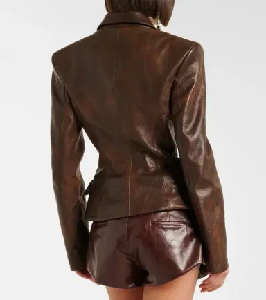 Magda Butrym Belted leather shorts | Thumbnail 2 Magda Butrym Belted leather shorts | Thumbnail 2