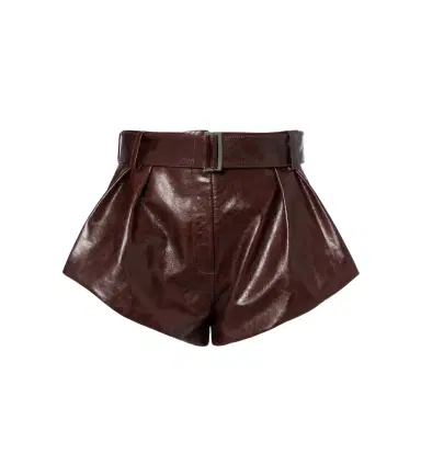 Magda Butrym Belted leather shorts | Thumbnail 1 Magda Butrym Belted leather shorts | Thumbnail 1