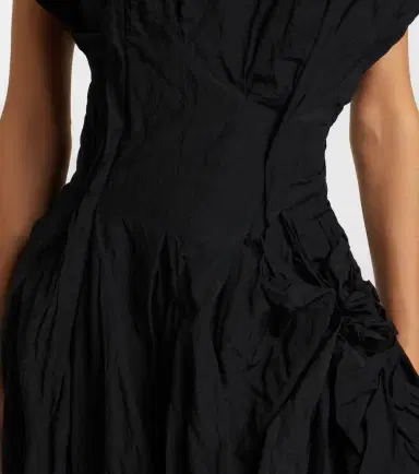 Magda Butrym Draped cotton-blend cocktail dress | Thumbnail 5 Magda Butrym Draped cotton-blend cocktail dress | Thumbnail 5