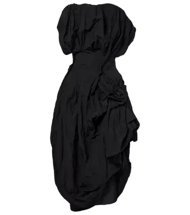Magda Butrym Draped cotton-blend cocktail dress | Thumbnail 1 Magda Butrym Draped cotton-blend cocktail dress | Thumbnail 1