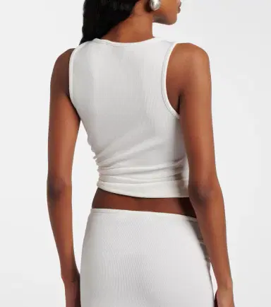 Christopher Esber Droplet Crystal embellished ruched tank top | Thumbnail 3 Christopher Esber Droplet Crystal embellished ruched tank top | Thumbnail 3