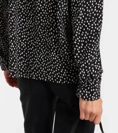 Nili Lotan Janese bow-detail polka-dot silk blouse | Thumbnail 2 Nili Lotan Janese bow-detail polka-dot silk blouse | Thumbnail 2
