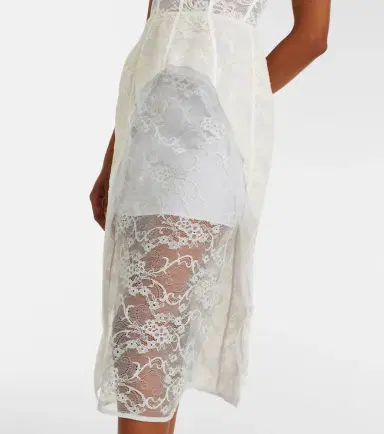 Acne Studios Floral cotton-blend lace corset dress | Thumbnail 3 Acne Studios Floral cotton-blend lace corset dress | Thumbnail 3