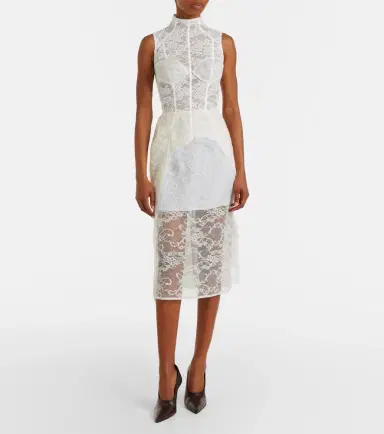 Acne Studios Floral cotton-blend lace corset dress | Thumbnail 4 Acne Studios Floral cotton-blend lace corset dress | Thumbnail 4