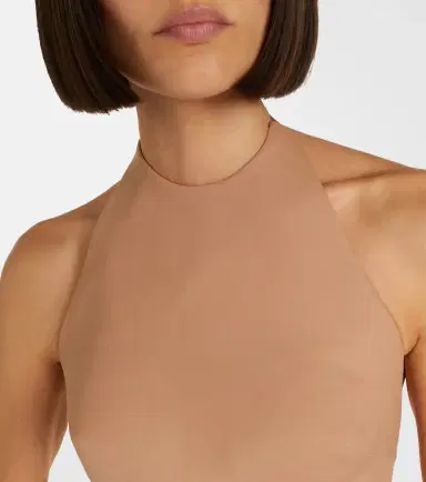 Mugler Wool-blend crop top | Thumbnail 3 Mugler Wool-blend crop top | Thumbnail 3