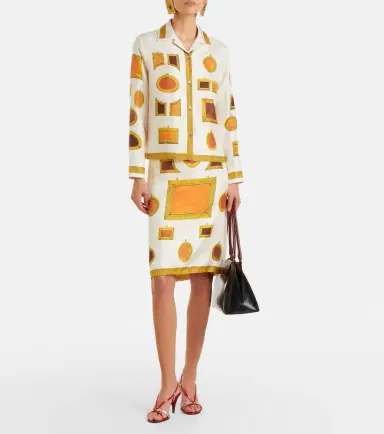 Versace Printed silk twill shirt | Thumbnail 3 Versace Printed silk twill shirt | Thumbnail 3