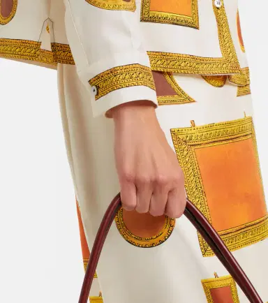 Versace Printed silk twill shirt | Thumbnail 6 Versace Printed silk twill shirt | Thumbnail 6