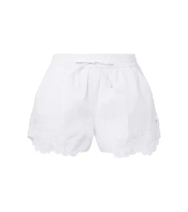 Veronica Beard Vivaldi embroidered cotton shorts | Thumbnail 1 Veronica Beard Vivaldi embroidered cotton shorts | Thumbnail 1