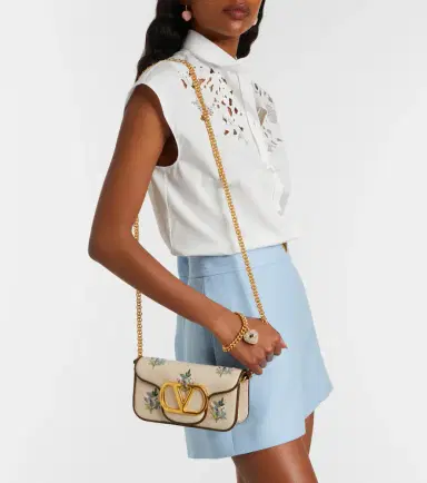 Valentino Garavani Locò Small embroidered top-handle bag | Thumbnail 5 Valentino Garavani Locò Small embroidered top-handle bag | Thumbnail 5