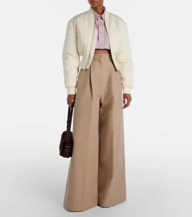 Balenciaga Cotton gabardine wide-leg pants | Thumbnail 2 Balenciaga Cotton gabardine wide-leg pants | Thumbnail 2