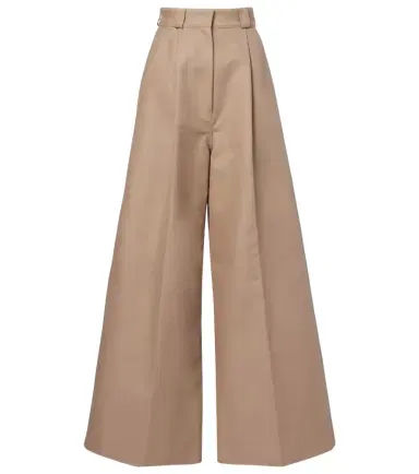 Balenciaga Cotton gabardine wide-leg pants | Thumbnail 1 Balenciaga Cotton gabardine wide-leg pants | Thumbnail 1
