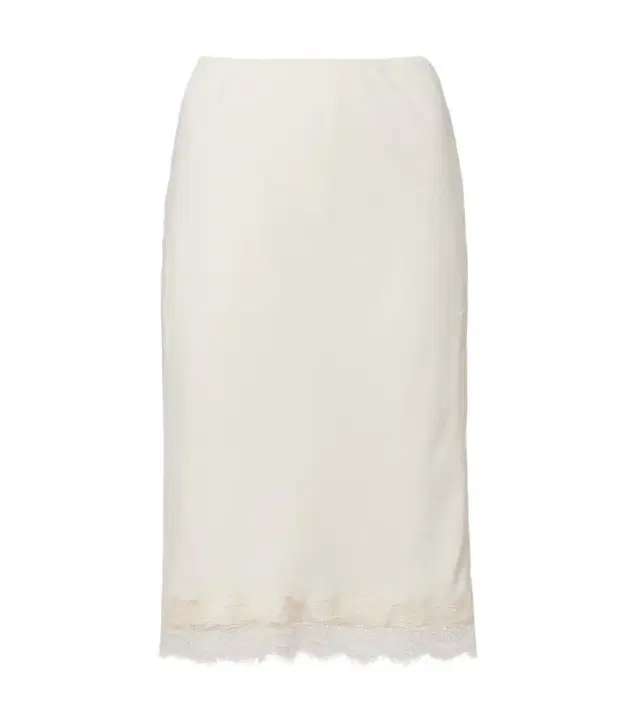 Róhe Lace-trimmed satin slip skirt Róhe Lace-trimmed satin slip skirt