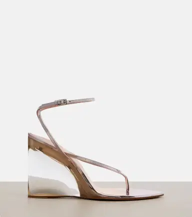 Alaia Alaïa Invisible leather wedge thong sandals | Thumbnail 4 Alaia Alaïa Invisible leather wedge thong sandals | Thumbnail 4