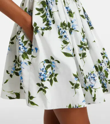 Emilia Wickstead Eglantine floral belted cotton minidress | Thumbnail 3 Emilia Wickstead Eglantine floral belted cotton minidress | Thumbnail 3
