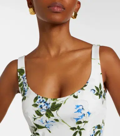 Emilia Wickstead Eglantine floral belted cotton minidress | Thumbnail 4 Emilia Wickstead Eglantine floral belted cotton minidress | Thumbnail 4