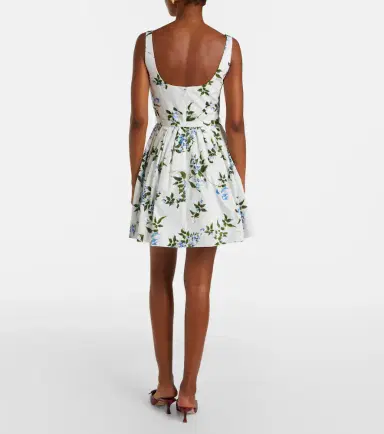 Emilia Wickstead Eglantine floral belted cotton minidress | Thumbnail 5 Emilia Wickstead Eglantine floral belted cotton minidress | Thumbnail 5