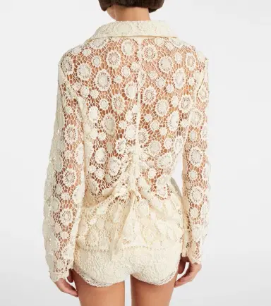 Isabel Marant Cotton and silk crochet top | Thumbnail 4 Isabel Marant Cotton and silk crochet top | Thumbnail 4