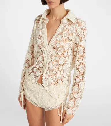 Isabel Marant Cotton and silk crochet top | Thumbnail 5 Isabel Marant Cotton and silk crochet top | Thumbnail 5