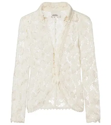 Isabel Marant Cotton and silk crochet top | Thumbnail 1 Isabel Marant Cotton and silk crochet top | Thumbnail 1