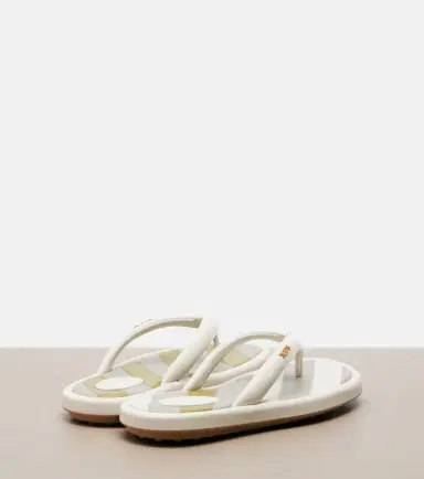 Tod's Striped leather thong sandals | Thumbnail 2 Tod's Striped leather thong sandals | Thumbnail 2