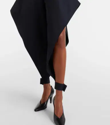 Alaïa Alaïa Ruffled cotton gabardine tapered pants | Thumbnail 5 Alaïa Alaïa Ruffled cotton gabardine tapered pants | Thumbnail 5