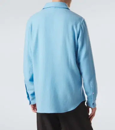 God's True Cashmere Blue Lagoon cashmere shirt with lapis lazuli | Thumbnail 5 God's True Cashmere Blue Lagoon cashmere shirt with lapis lazuli | Thumbnail 5