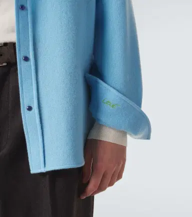 God's True Cashmere Blue Lagoon cashmere shirt with lapis lazuli | Thumbnail 7 God's True Cashmere Blue Lagoon cashmere shirt with lapis lazuli | Thumbnail 7