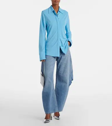 Stella McCartney Paneled barrel-leg jeans | Thumbnail 5 Stella McCartney Paneled barrel-leg jeans | Thumbnail 5